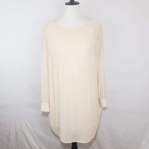 Kimchi Blue Peach Chiffon Open-back Dress